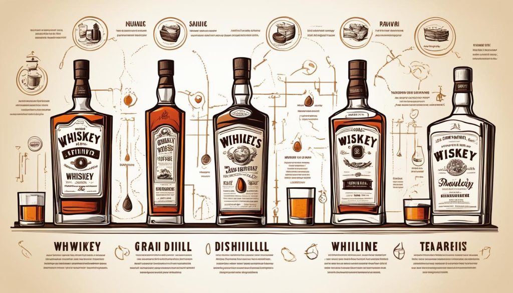 influência da origem e do tipo de whisky no sabor